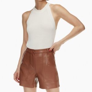 Wilfred • White Knit Halter Tank • Size Medium